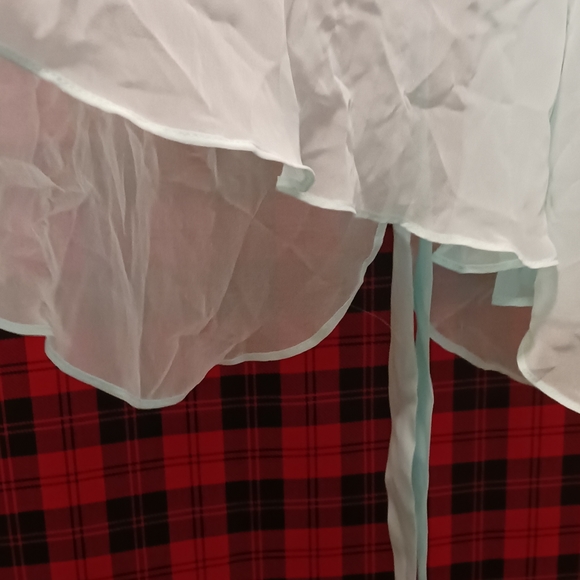 Never worn Victoria Secret blue split front baby doll lingerie size 36C 2 piece - Picture 11 of 11